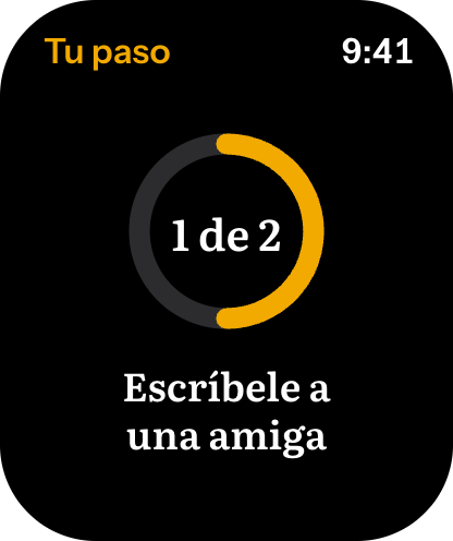 Reloj: tu paso, 1 de 2